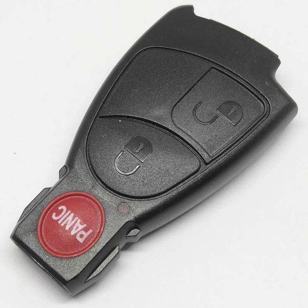 For Benz 2+1 button remote key blank with panic button No Logo（high quality as genuine factory quality)