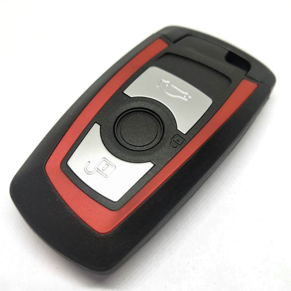 For BMW 5 series 3 button  remote key blank with Key Blade red color