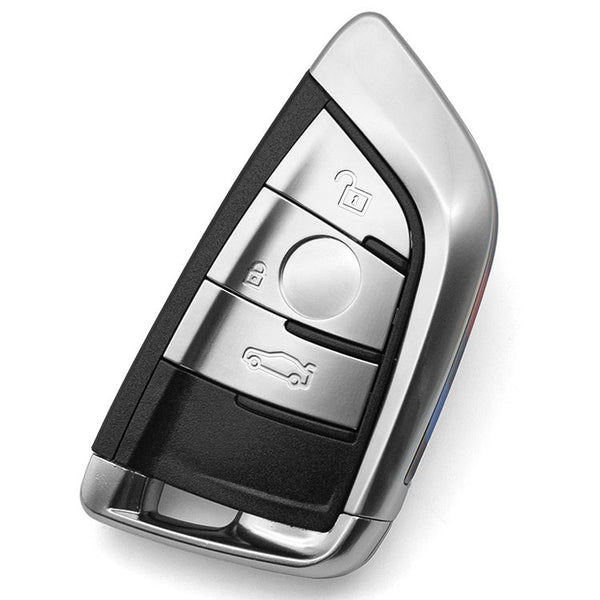 For BMW X5 3 button keyless remote key blank with Key Bade