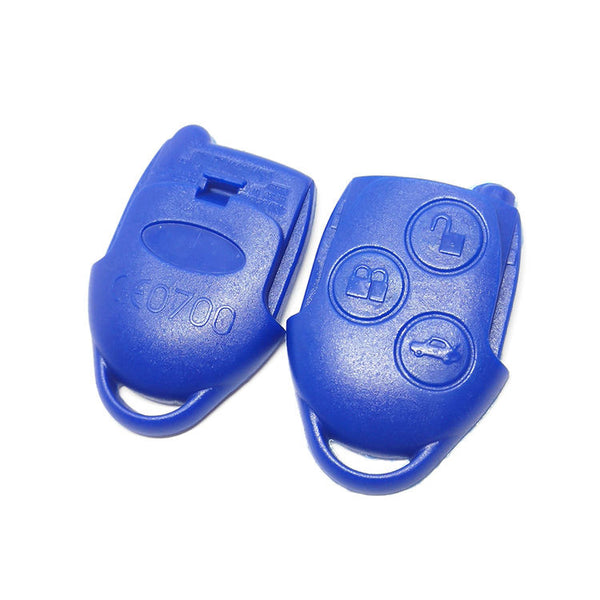For Ford blue 3 button remote key blank can put logo