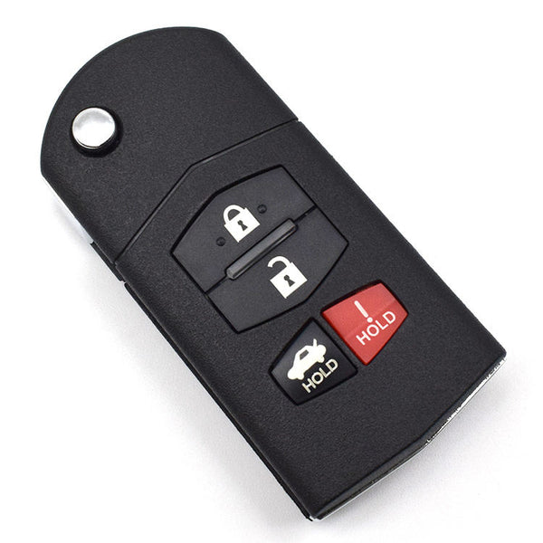 KEYDIY Mazda style B14-4 button remote key for KD900 URG200 KDX2 KD MAX to produce any model  remote