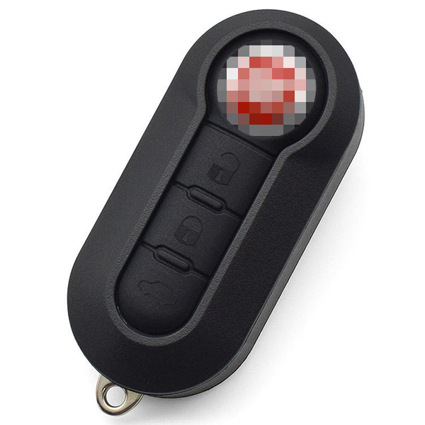 New Product - for Fiat 3 button flip remotekey blank (Black Color)