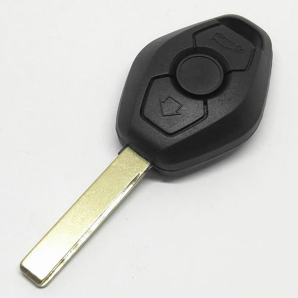 For BMW 3 button remote key shell  with 2 track HU92 (high quality)