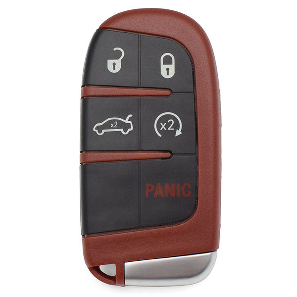 For Chrysler 4+1 button flip remote key shell
