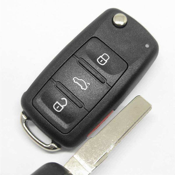 NEW Model for VW 3+1 button key blank after 2011