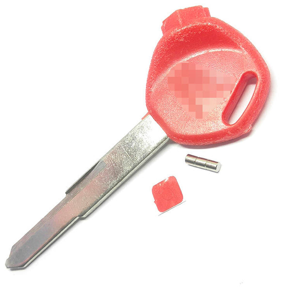 For Honda Motorcycle transponder key blank with right blade