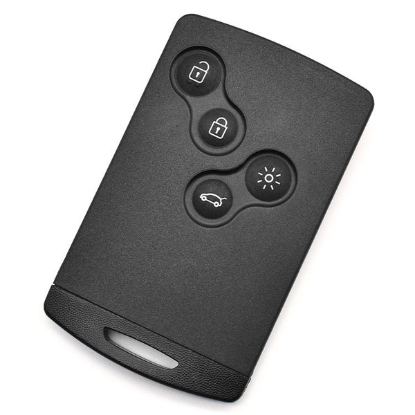 For Renault 4 button remote key blank Without logo