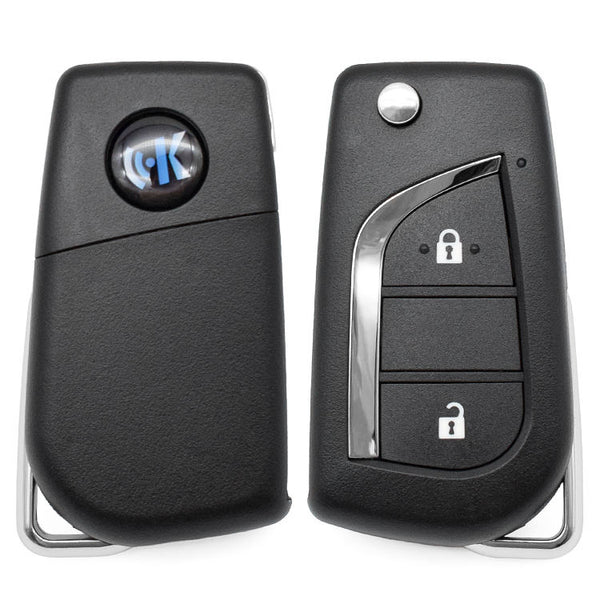 KEYDIY Toyota style 2 button remote key B13 2 for KD900 URG200 KDX2 KD MAX Key Programmer to produce any model remote