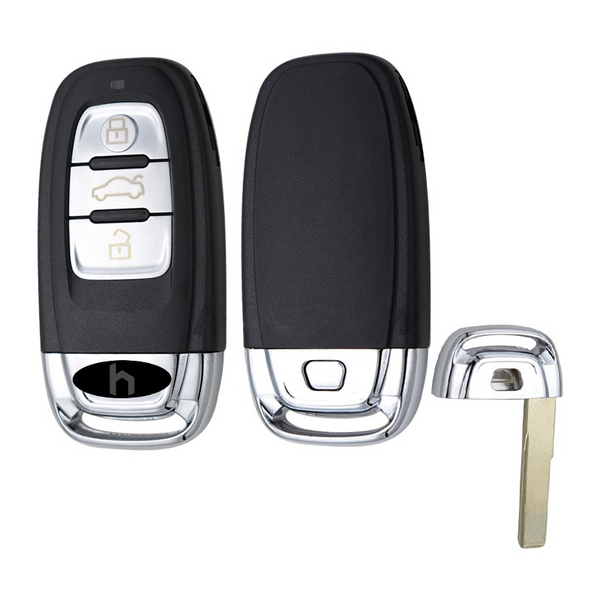 For Audi 3 button KYDZ keyless  remote key with 433Mhz ID48 chip Suit for VW:202AJ/752AB/752E/752BC/ Audi:Q3L/Q2L/A1/A3