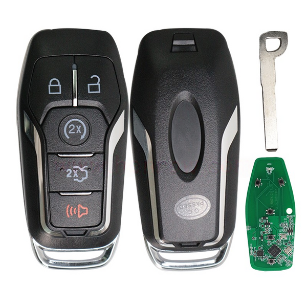 For Ford 4+1 button Keyless-Go Remote Key with FSK 868MHz  / NCF2951F / HITAG PRO / 49 CHIP / FCC ID: FCC ID: M3N-A2C31243600 / HU101