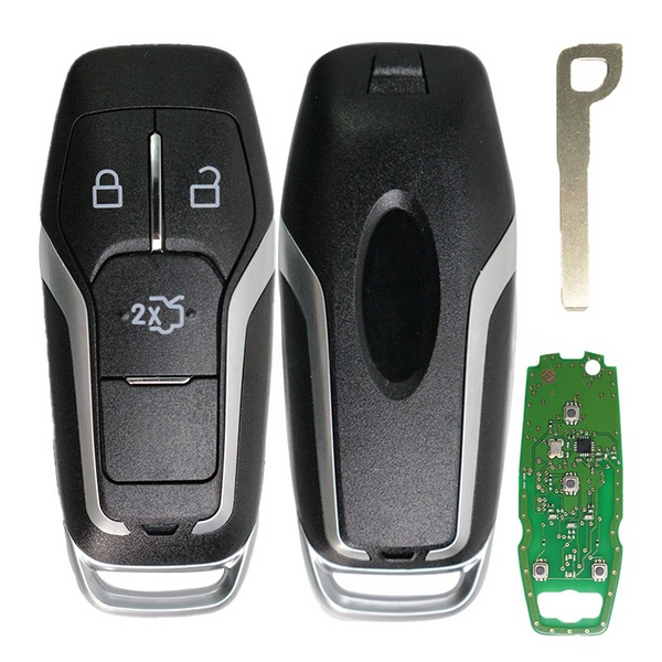 For Ford 4 button keyless go smart key with 315MHz FSK NCF2951F / HITAG PRO / 49 CHIP FCC ID: M3N-A2C31243800 P/N: 5926060 164-R8109