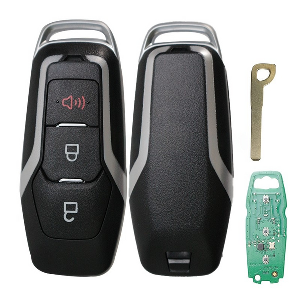 For Ford 3 button keyless go smart key with 315MHz FSK NCF2951F / HITAG PRO / 49 CHIP FCC ID: M3N-A2C31243800 P/N: 164-R8111